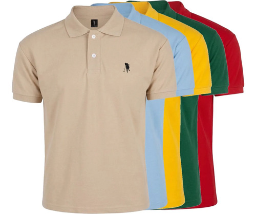 Camisa Gola Polo Plus Size G1 \u002F G2 \u002F G3 Malha Piquet | MercadoLivre