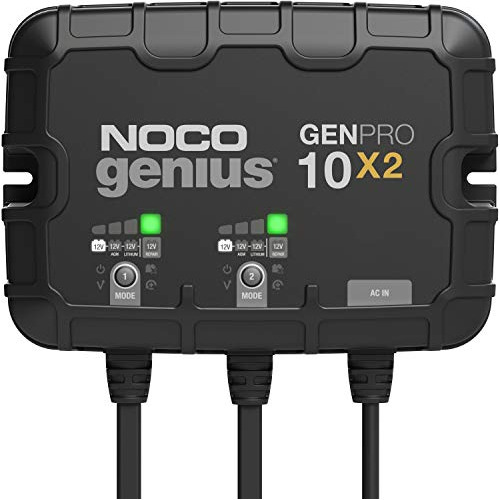 Genius Genpro10x2, 2 Bancos, 20 Amperios (10 Amperios P...