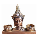 Buda Aparador Hindu Incensário Castiçal. Velas Brinde