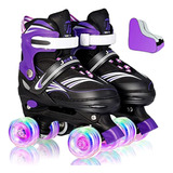 Jeefree Patines Ajustables De 4 Tamaños Para Niñas