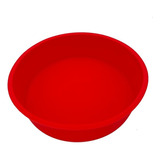 Art House Classic Forma De Silicone Redonda Para Airfryer Forno 600ml Cor Vermelho