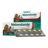 Mebendazole Para Cães E Gatos 15 Blister C/10 Cp - Vetnil