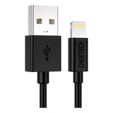 Cable Choetech Usb A Tipo Lightning Negro 