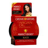 Creme Of Nature Aceite De Argán Perfect Edges Negro 2.25 Oz