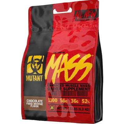 Proteina Mutant Mass 15 Lb Gainer Lpv G4 Sabor Chocolate Fudge Brownie | MercadoLibre