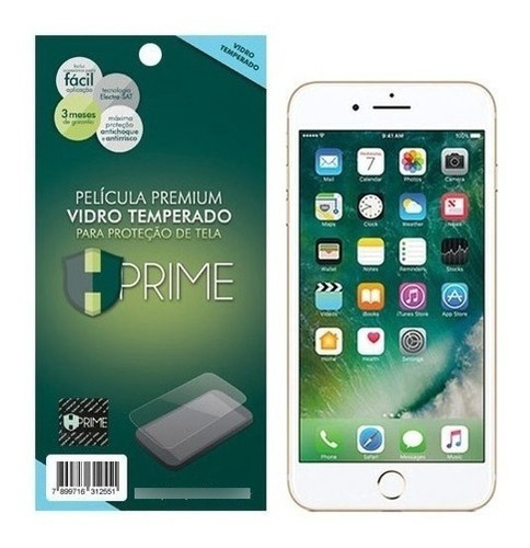 Película Premium Hprime Vidro P/ iPhone 7 Plus / 8 Plus
