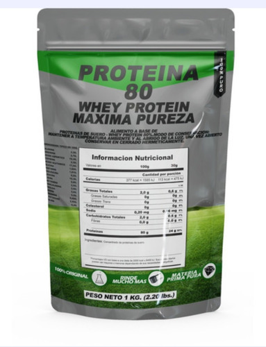 Whey Protein Lac Prodan 80 Pura Sin Agregados X 2kg 