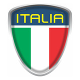 Adesivo Emblema Escudo Bandeira Itália Coluna Carro Moto