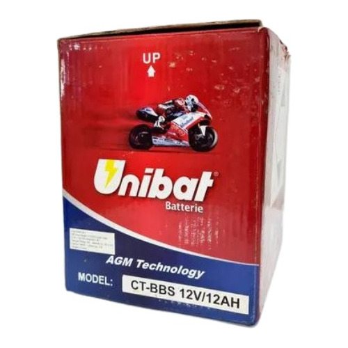 Bateria Unibat 12v 12ah - Ducati Kawasaki  Triumph