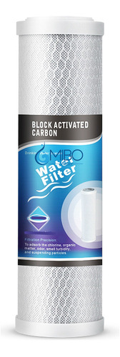 Mibo Water Filtro Bloque De Carbón Activado  4.5x20 5 Micra