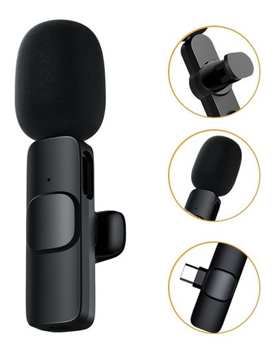Microfone Para Gravação Celular Compativel C/ iPhone E iPad