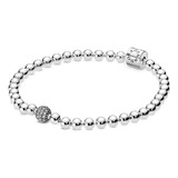 Pulsera Pandora De Cuentas Y Pave Incluye Su Kit De Regalo