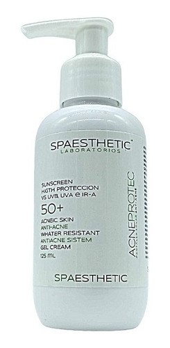 Acnéprotec Pantalla Solar Antiacné De 125 Ml Spaesthetic 