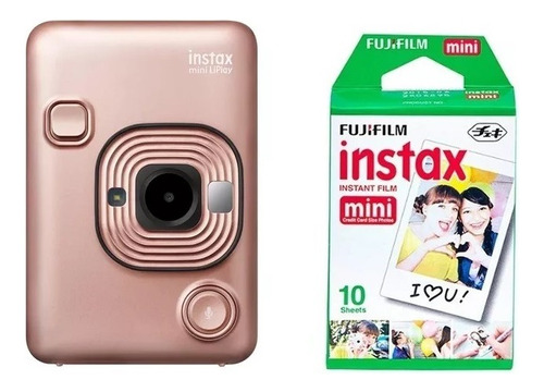 Fujifilm Instax Mini Liplay Cámara Impresora + 10 Fotos