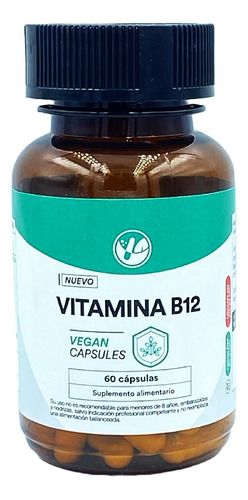 Vitamina B12 60 Vegan Capsules Natural Farm