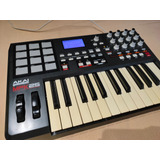 Controladora Midi Akai Mpk25 Mini Teclado Usb Drumpad