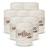 Barbante Euroroma Spesso Cru 24 Fios 1kg 8 Unidades 254m