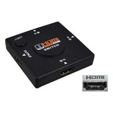 Switch Hdmi Selector De 3 Entradas A 1 Salida