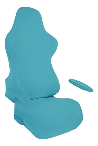 Capa Extensível Para Cadeira De Jogos Cor Sólida Lavável
