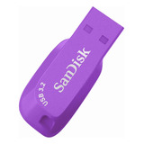 Memoria Usb Sandisk Ultra Shift 128gb Usb 3.2 Sdcz410-128g Color Violeta