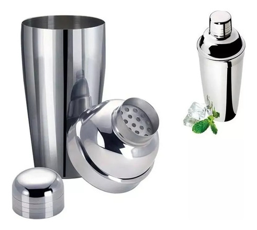 Coqueteleira Aço Inox 750 Ml Drinks Bebidas Caipirinha