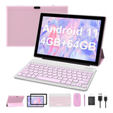 Tablet 10 PuLG 4 Gb Ram 64-512 Rom Teclado Mouse Funda Lapiz