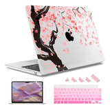 Funda May Chen Para Macbook Air 13 M2 + C/teclado Blossom