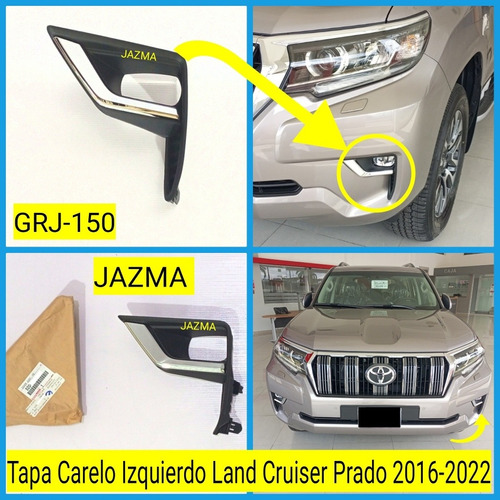 Tapa Carelo Izquierdo Land Cruiser Prado Grj-150 2020 2024   Foto 3