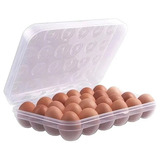 Huevera Organizador Huevos Refrigerador 24 Huevos Tapa