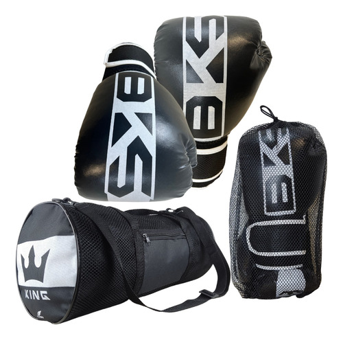 Luva De Boxe + Bolsa Muay Thai Kickboxing Bks