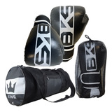 Luva De Boxe + Bolsa Muay Thai Kickboxing Bks