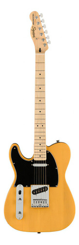 Guitarra Eléctrica Squier Zurda Affinity Series Telecaster Color Nude Material Del Diapasón Maple Orientación De La Mano Zurdo