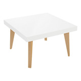 Mesa De Centro Nordic 600 Blanco - Be Design