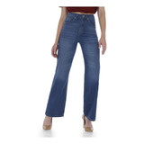 Pantalon Dama Jeans Mom Wide Leg Acampanados Elefante Mujer