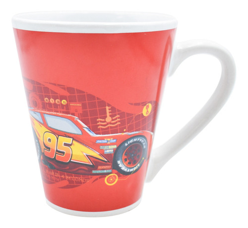 Taza Para Cafe Cars Disney Ceramica 340ml