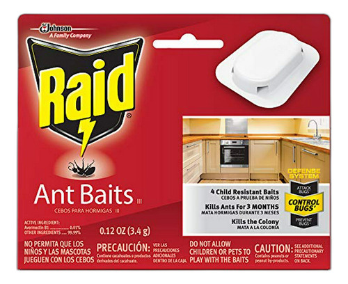 Anzuelos Y Cebos - Raid Ant Killer Baits, For Household Use,