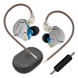 Audifonos Kz Zsn Pro 4 Drivers P/ Musicos Hibridos + Estuche