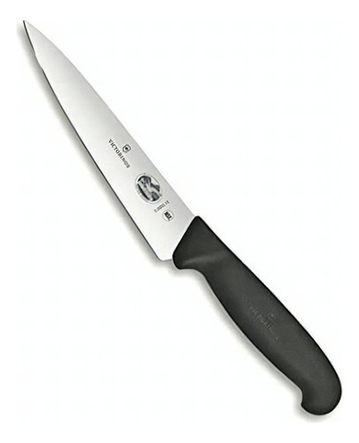 Victorinox Cuchillo De Cocina, Fribrox, Negro, 15 Cm