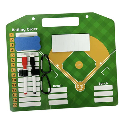 Aplicável A Pizarra De Béisbol Con Marcadores Y Clips