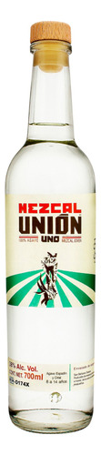 Mezcal Unión Uno Joven Espadín Y Cirial 700 Ml