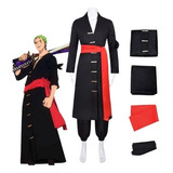 Disfraz Cosplay One Piece Roronoa Zoro Halloween For Hombre