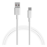 Cable Cargador Usb Tipo C Mow Carga Rapida 1,5m Color Blanco