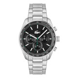 Reloj Lacoste Boston: Cronógrafo Hombre Plateado