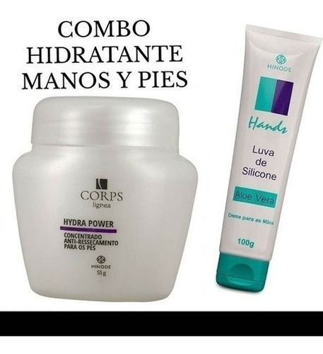 Crema Concentrada Pies Secos + Crema Manos Aloe Vera Hinode