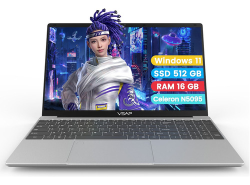 Laptop Portátil Intel Celeron 16gb Ram 512 Ssd 15.6 Pulgadas