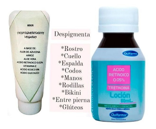 Tónico Despigmentante Peeling Acido Reti - g a $146