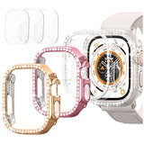 Bling Case Protector Screen Protector For Watch Iwatch 49 Mm