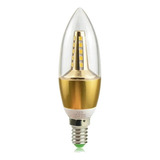 Ampolleta Led E14 Tipo Vela 5w Luz Calida Y Fria Color De La Luz Blanco Cálido