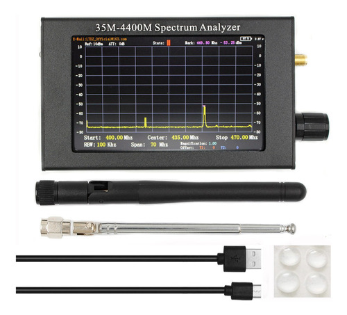 Analizador De Espectro De 35m-4400mhz Con Pantalla Lcd Profe