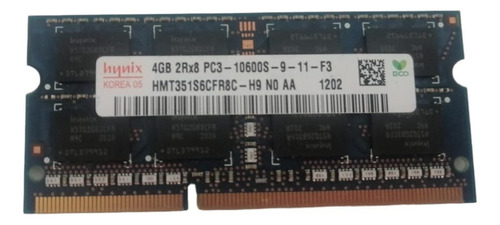 Memoria Hymix 4gb Pc3l-10600 1333mhz Portatil 1.35v